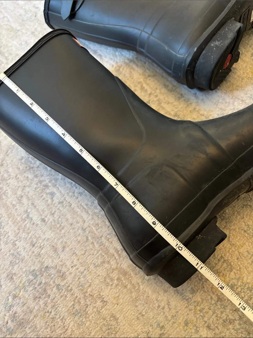 Hunter Dark Slate Short Rain Boot